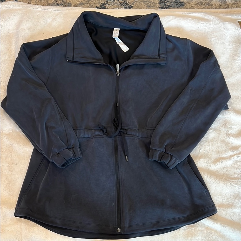lululemon athletica Black Utility Jacket with Classic Collar